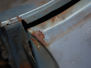 Driver's side panel rust