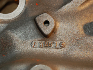 Date code on intake manifold